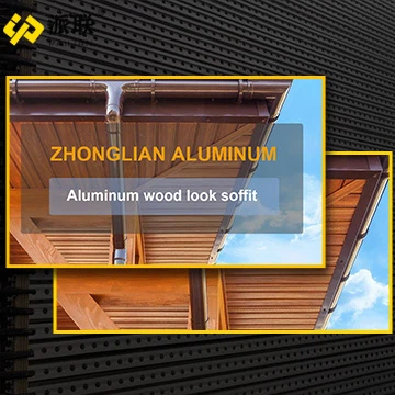 Soffit de aparência de madeira de alumínio: a mistura perfeita de estética e ...